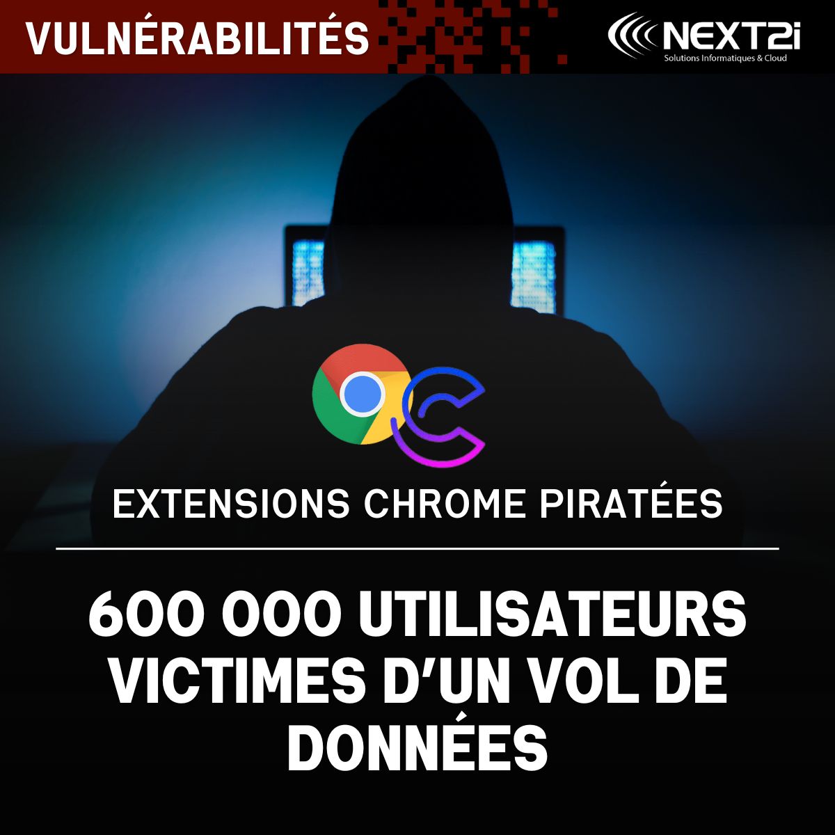 Extensions Chrome Piratées : Plus de 600 000 Utilisateurs Victimes d’un Vol de Données